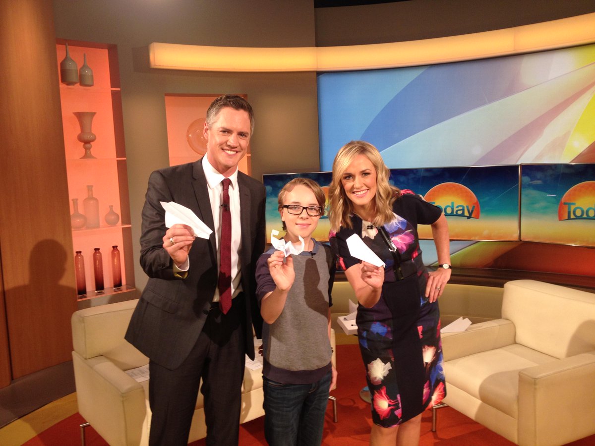 .<a href="/EdOxenbould/">Ed Oxenbould</a> is the star of new Aussie film 'Paper Planes' &amp; he joined us on the show 9jumpin.com.au/show/today/vid… #Today9
