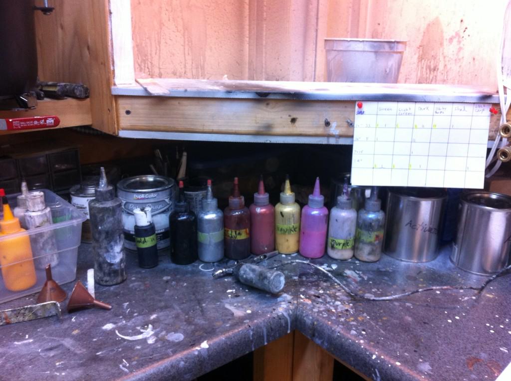 WiredAngler's tweet photo. Making a mess,as usual ! http://t.co/cNUotJp6AV