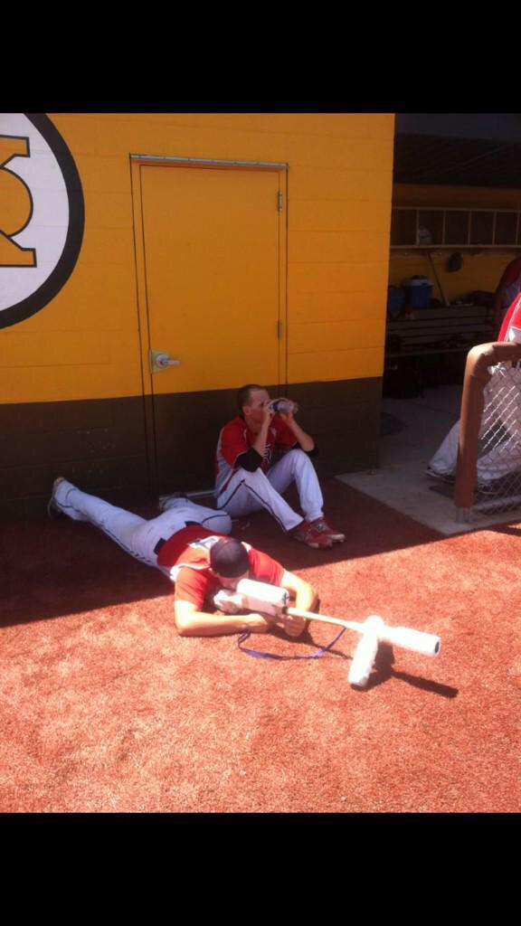 BigLeagueDigest's tweet image. His boy is keeping watch😂😂