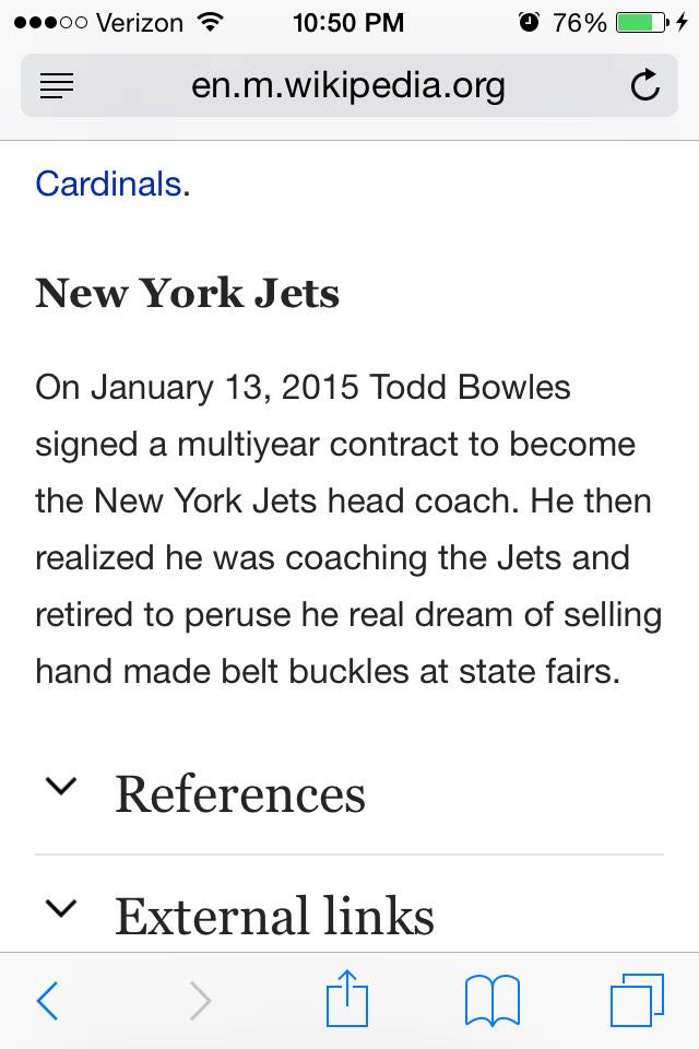Todd Bowles Wiki tweet media