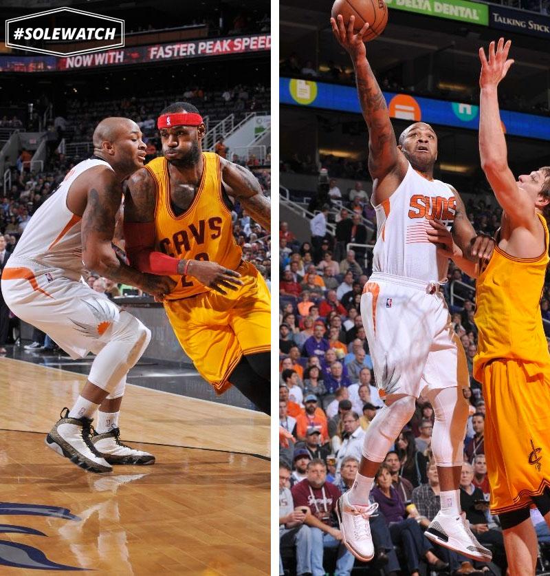 ComplexBets's tweet photo. #SoleWatch: PJ Tucker in the 'Cement' Air Jordan 3 &amp; 'Doernbecher' Air Jordan 9. http://t.co/Y6zuypj2kF