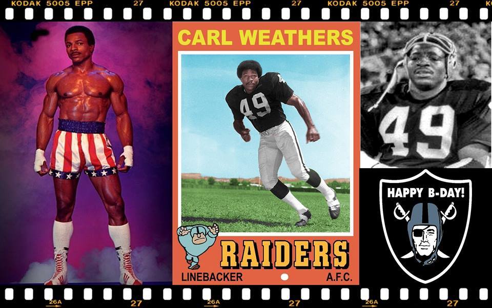 Happy birthday to former LB, Carl Weathers, January 14, 1948. 