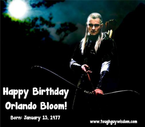 Happy Birthday Orlando Bloom, the baddest elf around. 