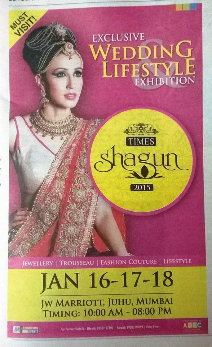 TimesShagun's tweet photo. Visit #TimesShagun on 16-17-18 @ JW Marriott Hotel Mumbai. (Mumbai Mirror / Picture courtesy: Veer Design Studio) http://t.co/2rDUcvkKH1