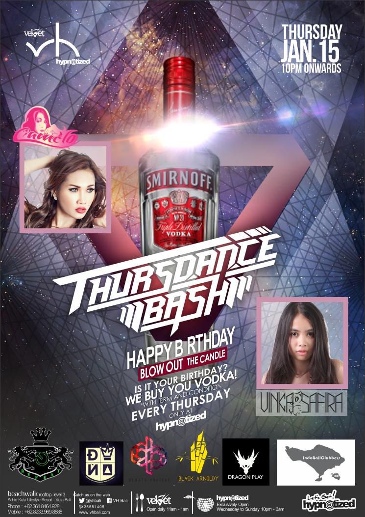 Dont Miss it DJ <a href="/Camelo_Repeat/">Camelo</a> and DJ Vinka Safira at <a href="/vhbali/">ali vhb</a> 15 jan 2015 with <a href="/IndoBaliClubers/">indobaliclubbers</a> and Repeat Team Bali