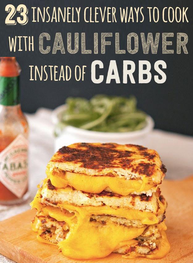 23 Clever Ways To Cook With Cauliflower Instead Of Carbs buzzfeed.com/christinebyrne… via <a href="/ChristineJByrne/">Christine Byrne, MPH, RD, LDN</a> <a href="/buzzfeed/">BuzzFeed</a>