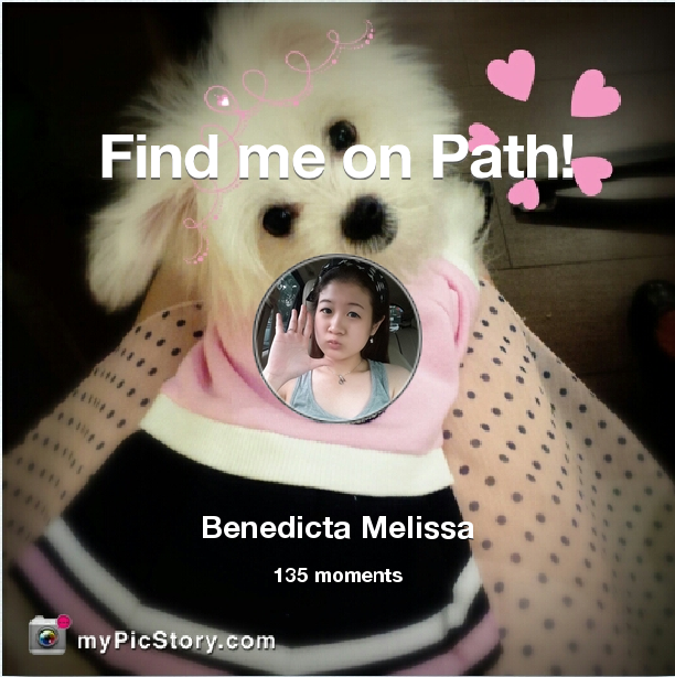 BeneMelissa's tweet photo. I've shared 135 memories with my friends on #Path - see them now at http://t.co/eelZzKk5hd! #thepersonalnetwork http://t.co/oJLH1GSMc2