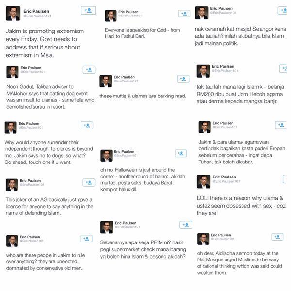 fooloaa1122's tweet photo. Too much @EricPaulsen101 please do not insult others. http://t.co/LVIdpxrhyG @msiakini @harianmetro