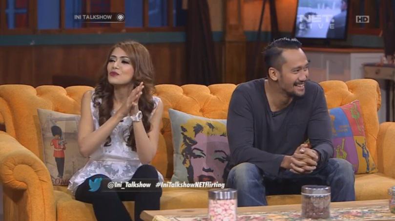 permanasydik's tweet photo. pride "@netmediatama: Malam ini seru sudah ada @t_ORASUDI_ro dan @DJ_Yasmin @Ini_Talkshow #IniTalkshowNETflirting http://t.co/OFT2C1wKMf"
