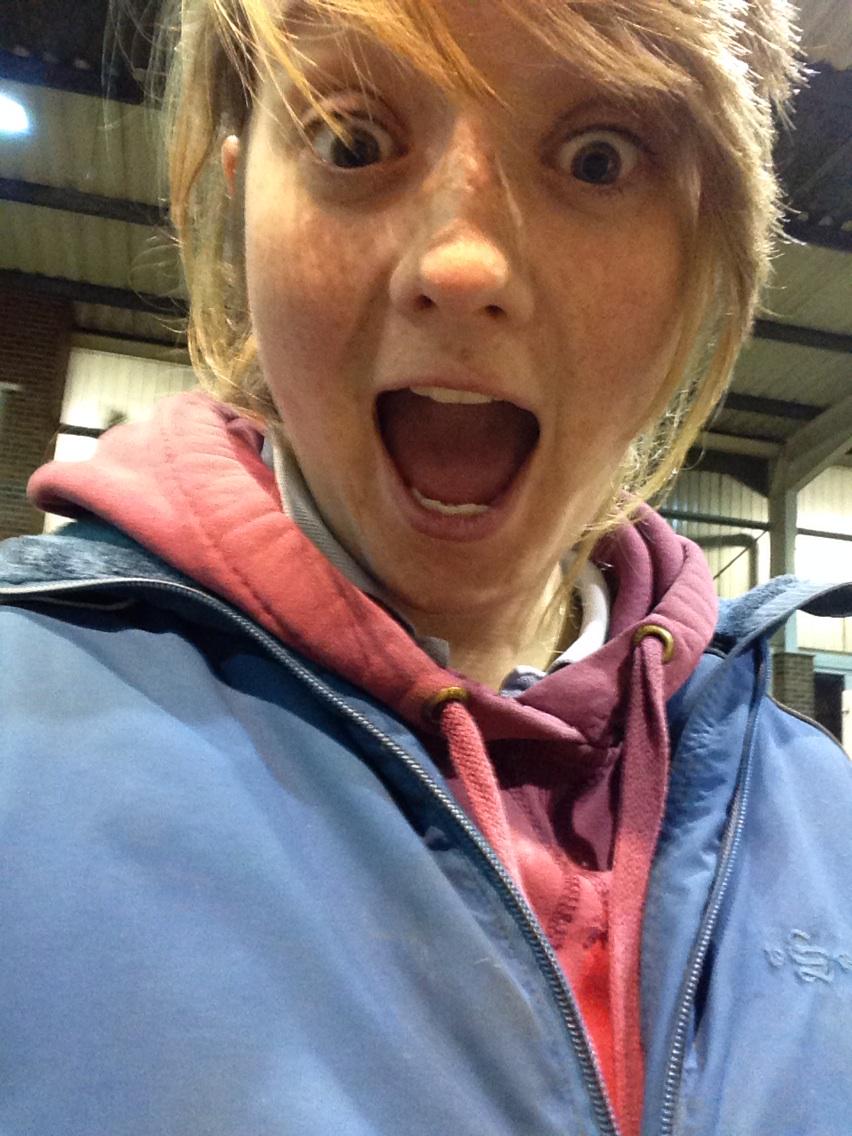 ezequestrian's tweet photo. It appears super groom @Bec Elton got hold of my phone yesterday!! #selfie http://t.co/l0lUBigGm6