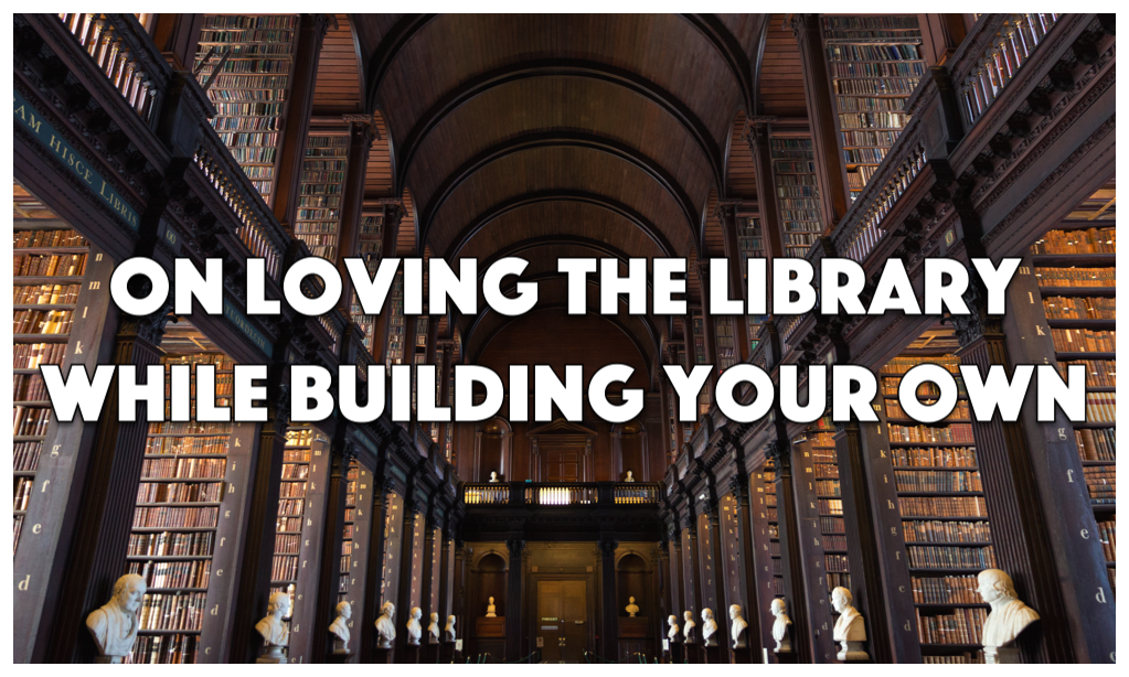 BookRiot's tweet photo. On Loving the Library While Building Your Own: http://t.co/k5l83KJOX2 http://t.co/mSRBt6i0SD