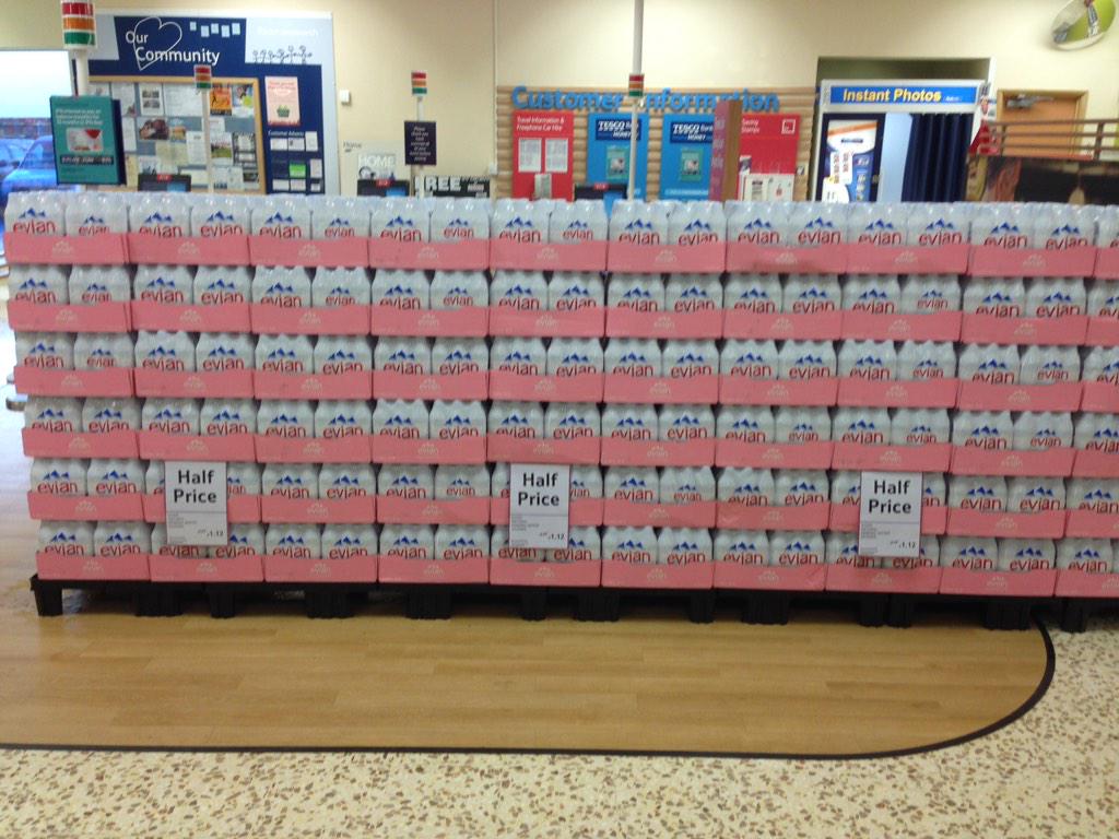 jonward0389's tweet photo. Half price on 6 pack Evian water @RickyTesco #tradetradetrade @black_hat4 @JonPopely http://t.co/klLFckCCC6