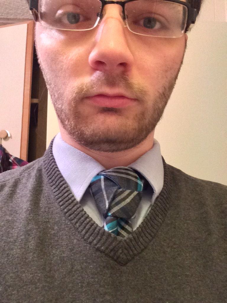 What have I been up to? Tying crazy tie knots! Ediety, trinity and the  Eldridge knot. While being fancy I'm also wild, image size:768x1024