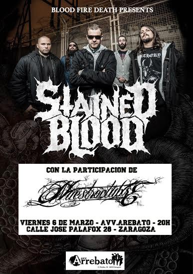 mhumanoprod's tweet image. cita metalera para el viernes 6 de marzo en @arrebato_zgz con @STAINEDBLOODBCN  y @Nuestroctubre @BloodFirePromo