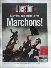 Farlandis's tweet photo. A chaque moment historique son #Delacroix?  http://t.co/K0bsC09yDw #photo #charliehebdo #avril2002 sur @Slatefr http://t.co/S6kn0mwZES
