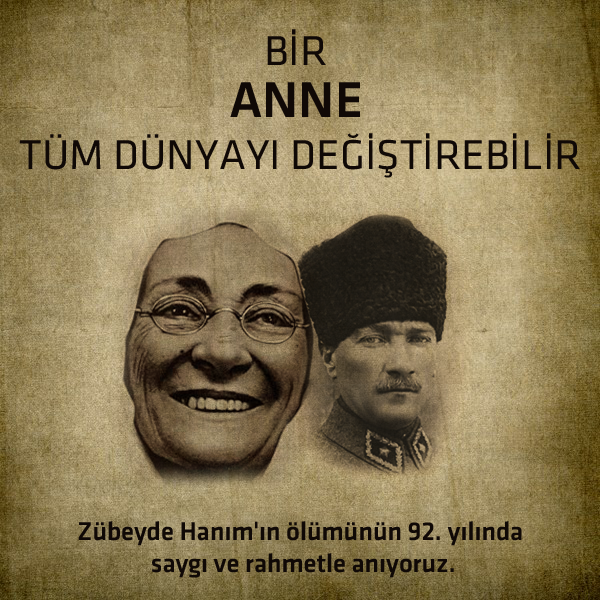 14Ocak: Tüm Dünyayı Değiştirebilen Anne'mizi hürmetle anıyoruz..