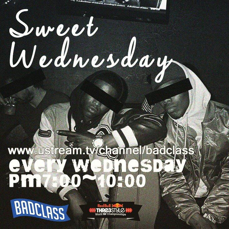 djgorillaz's tweet image. 수요일의라디오믹스쑈! '스윗웬즈데이' 잠시후 PM7:00부터 ustream.tv/channel/badcla… #SweetWednesday #BADCLASS #DJACORN #DJBABYKOOOL ##DJGORILLAZ