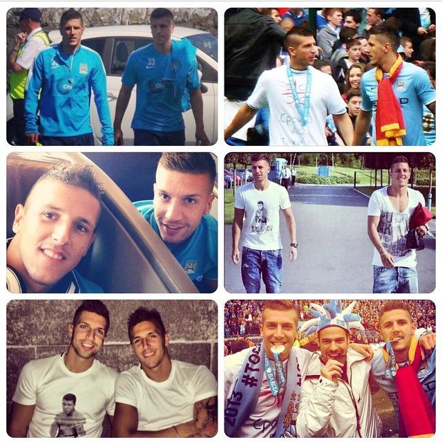 sjovetic's tweet photo. Brother I wish you all the best in new club!!! I'll miss you! @MCFC http://t.co/MNZlMS6ePz