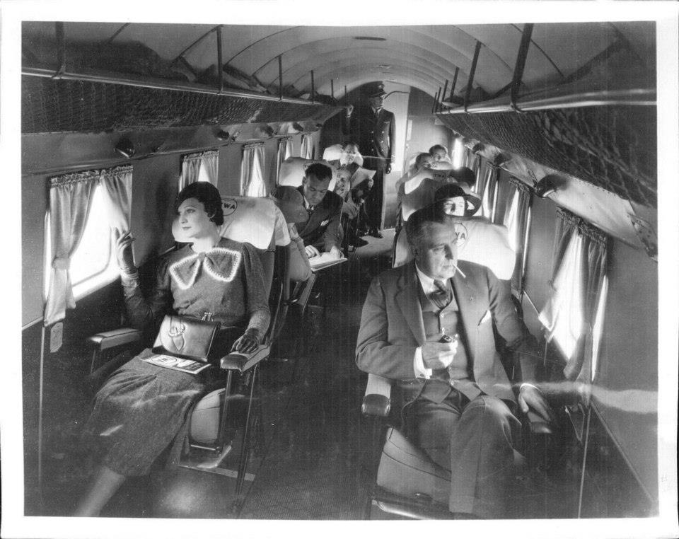 JetLovers's tweet photo. Next time you will fly in economy and complain about seats, remember how people flew 90 years ago. http://t.co/JZtSyupu2P