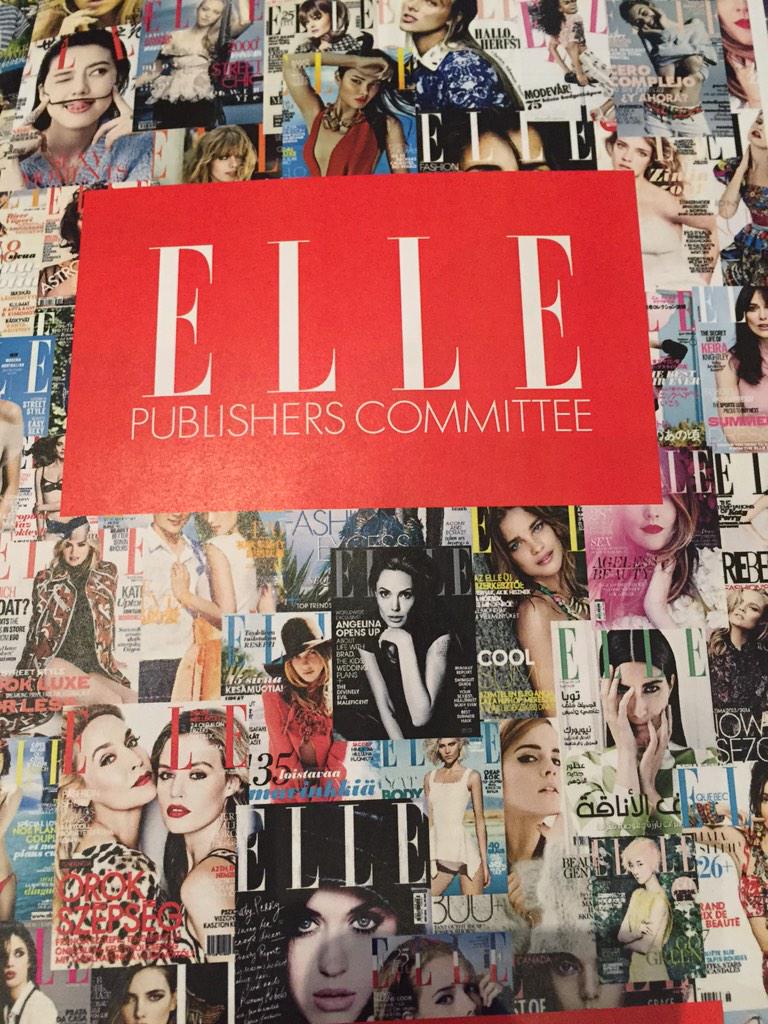 Les éditions internationales à Paris pour parler de #ELLE #epc2015