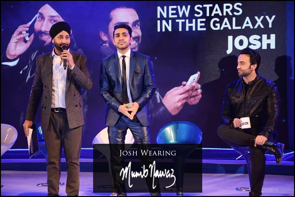 munibnawaz_ABC's tweet photo. The talented Band @josh, looking great wearing @MunibNawaz Nawaz at @samsung Signing Ceremony ! http://t.co/WU2wms9A35