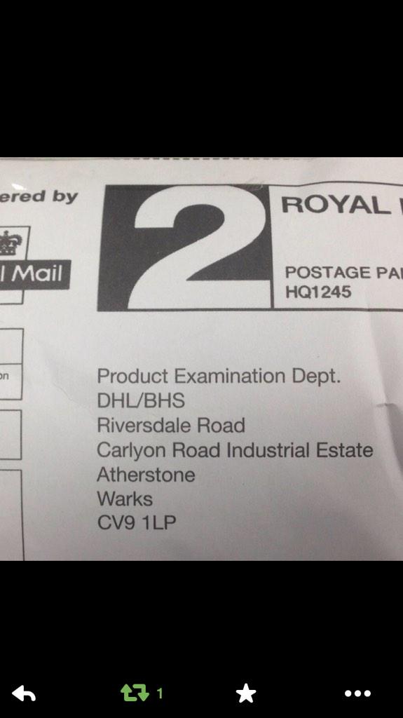 Ppi labels royal mail