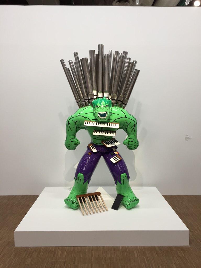 FeClement's tweet image. Expo Rétrospective Jeff Koons