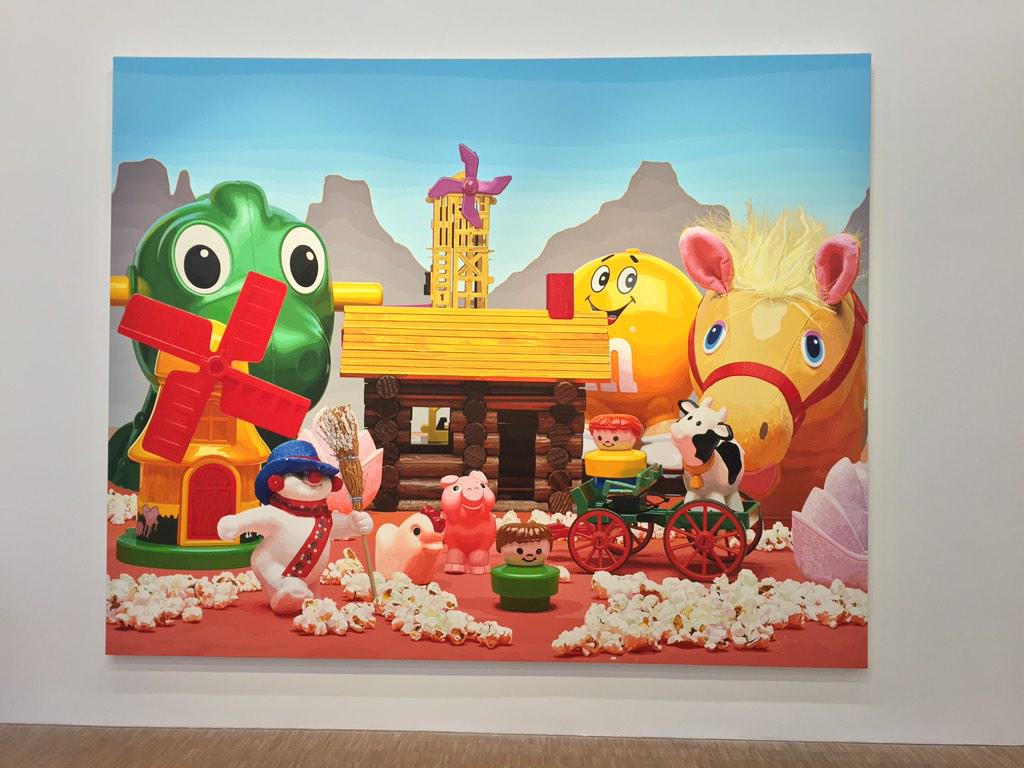 FeClement's tweet image. Expo Rétrospective Jeff Koons