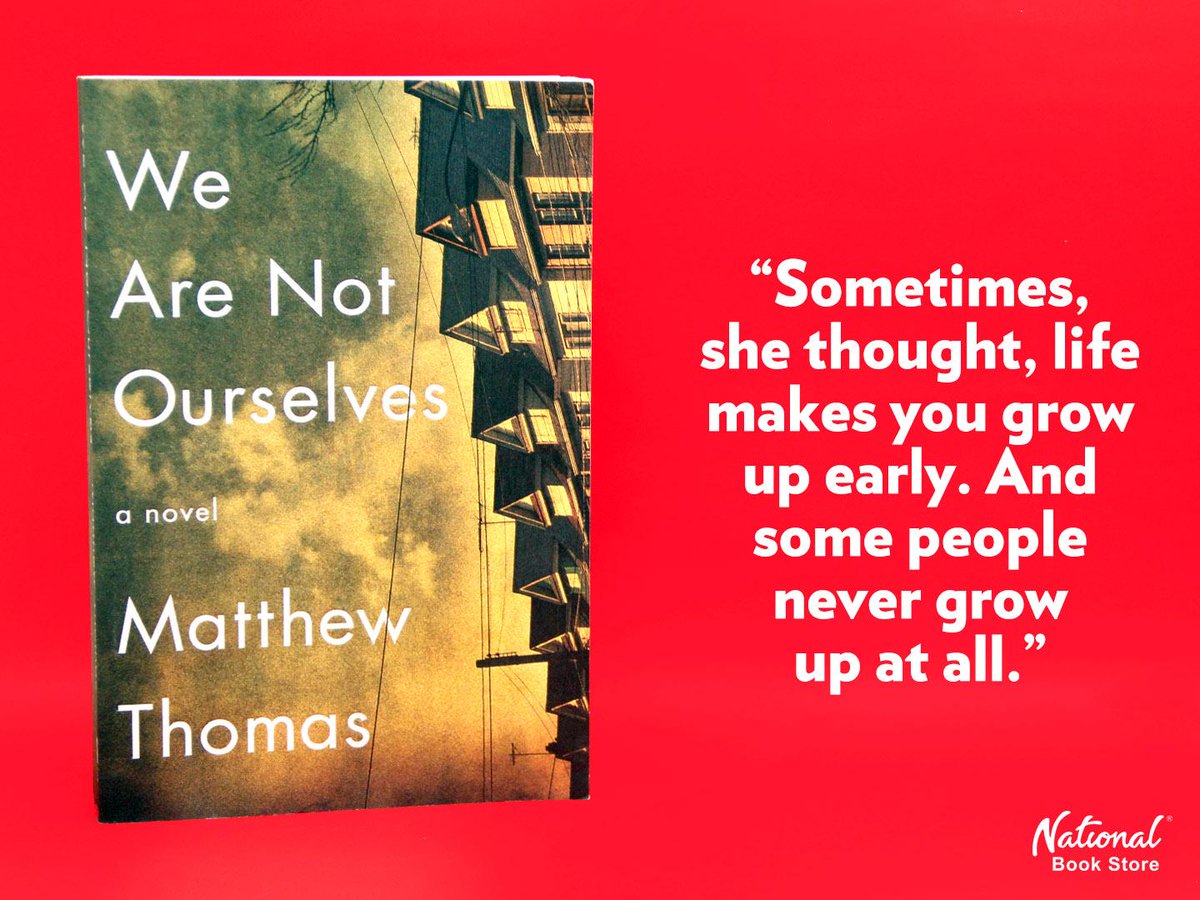 National Book Store on Twitter: "#NBSfinds WE ARE NOT OURSELVES: A NOVEL by Matthew Thomas (Trade Paperback - P699). http://t.co/8x2Jru5KNM"