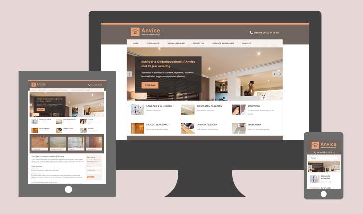 Multisant's tweet image. Huisstijl en website realisatie voor Onderhoudsbedrijf Anvice: multisant.nl/blog/119-huiss… #webdesign #internetbureau