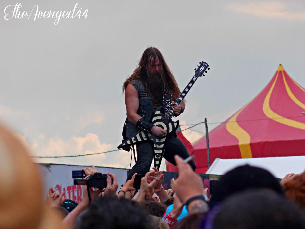 Happy Birthday to Mr. Zakk Wylde! {Photo taken at Download Festival 2015} 