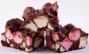 Barkersbakery's tweet photo. This diets a Rocky Road! #chocolate #whynot http://t.co/HHDwBMJzVo