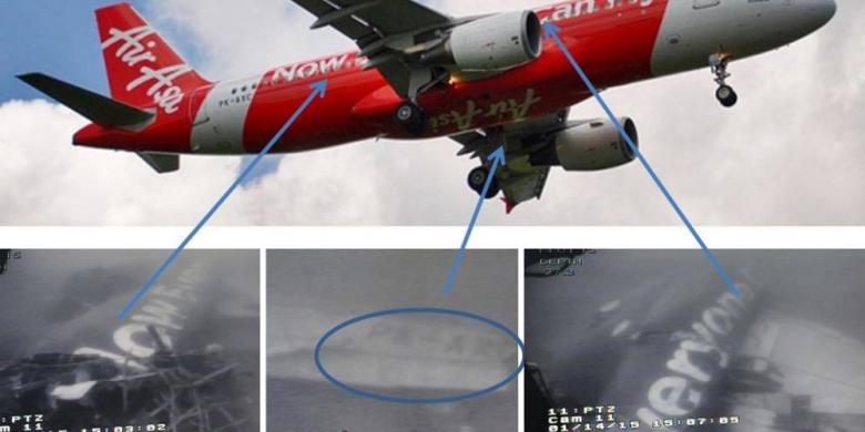 NGIndonesia's tweet photo. Kapal AL Singapura Temukan Badan Pesawat AirAsia QZ8501 http://t.co/1bW8kXgNeT http://t.co/ascnLRHkRu