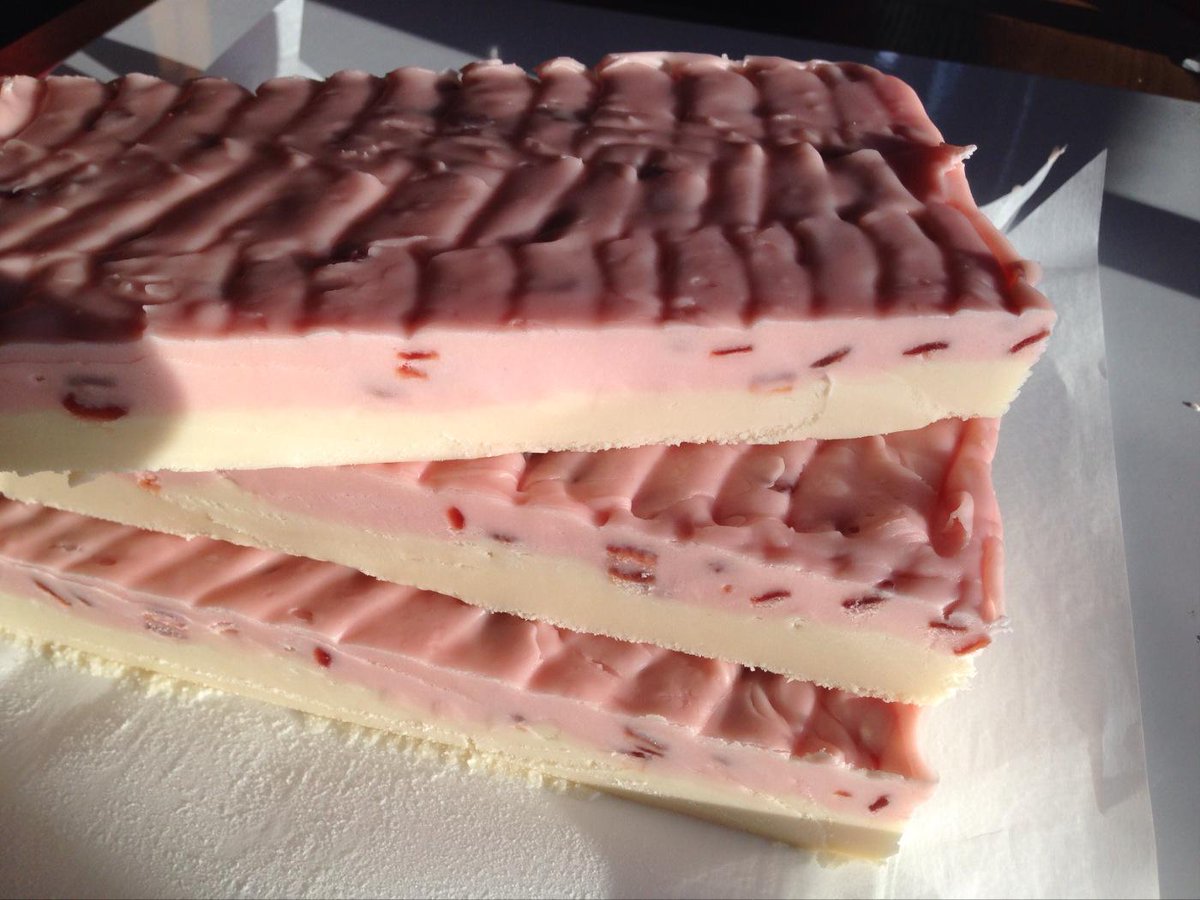 New fudges! Strawberries &amp; cream