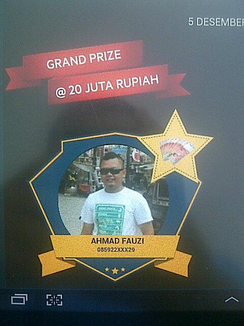 akuanakadam's tweet image. Terima kasih @netmediatama atas hadiah Grand Prize #NETMiliuner nya sudah diterima cc : @wishnutama