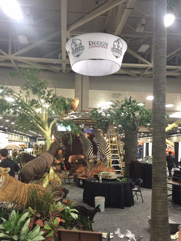 darlenecabela's tweet photo. β@discodantheman: @DallasSafariClb #DesignImmersive #WarrenWildlifeGallery #PrairieMountainWildlife http://t.co/fZRtCMCSW6βWOW!LOOKING GREAT