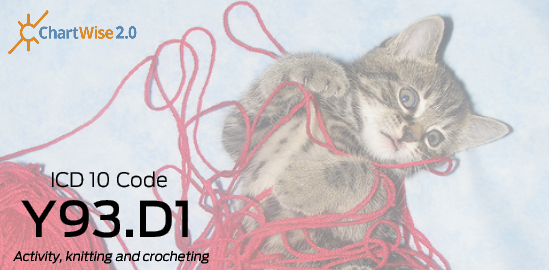 ChartWiseMed's tweet image. Keep warm this winter, but be careful knitting those scarves! #ICD10Code #ICD10