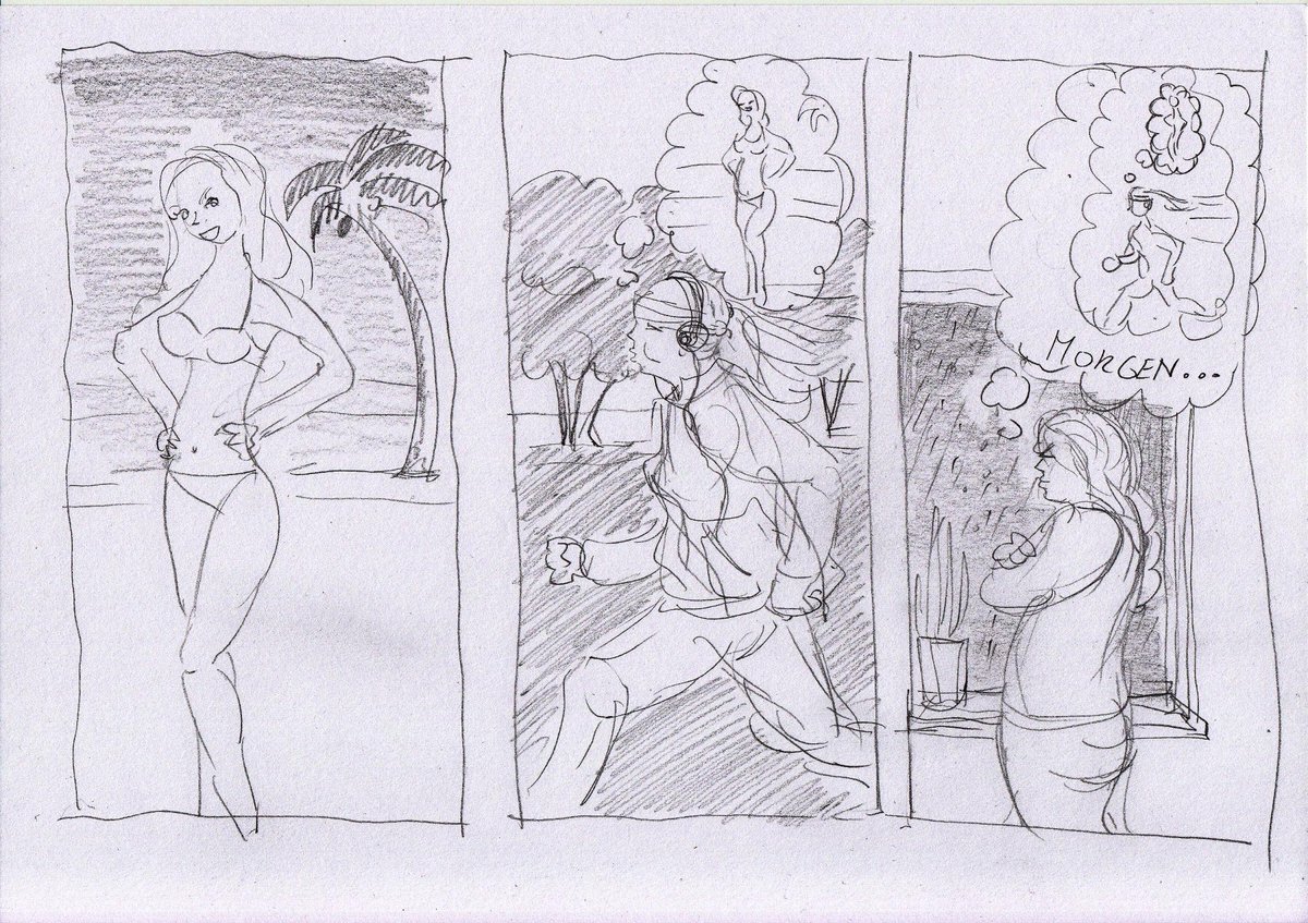 Vorsätze und gute Wege, sie zu brechen. Der #Comicademy #ScribbleClub im Januar. Mehr unter comicademy.tumblr.com
