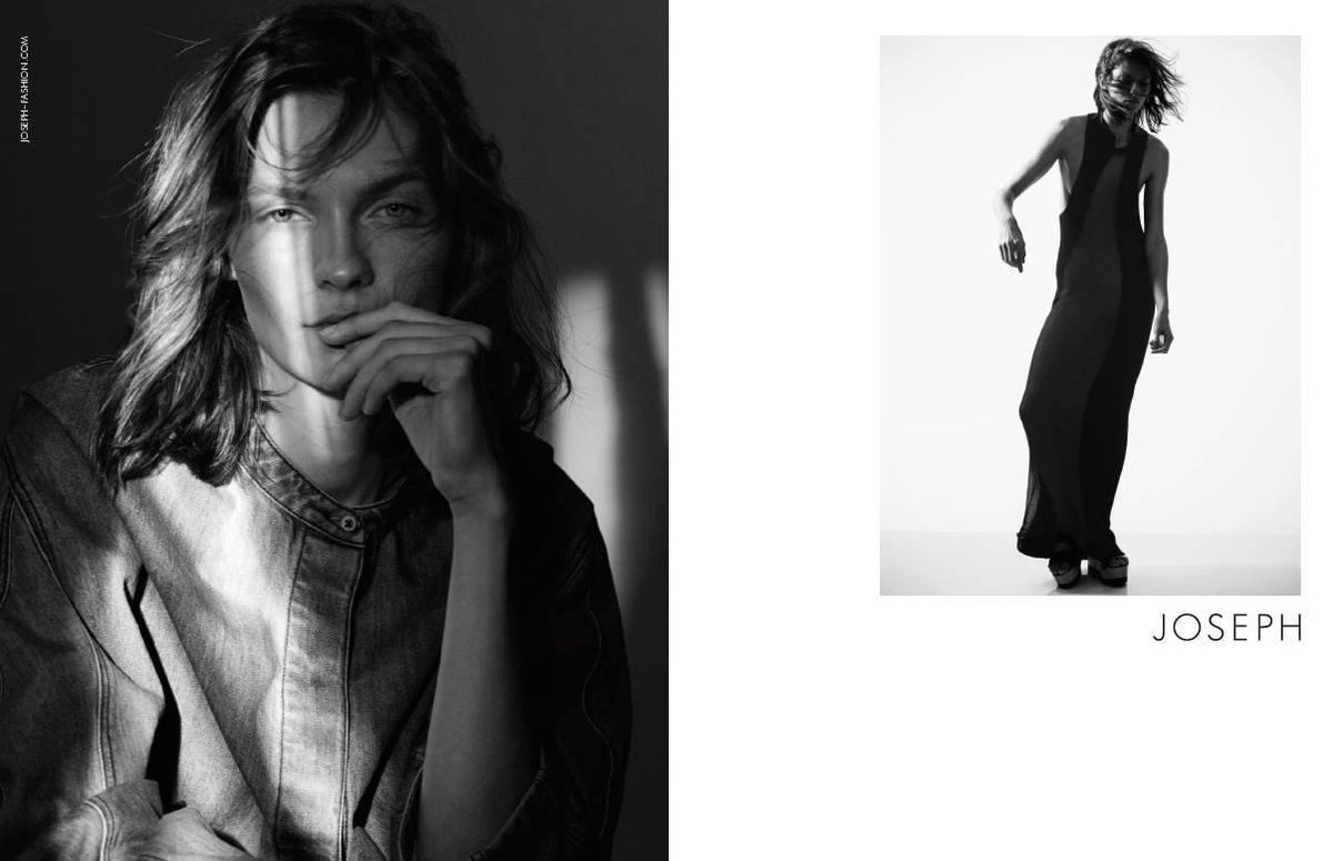 NextModels's tweet photo. High contrast — @karolinwolter by David Sims for @JOSEPH_FASHION Spring 2015. Visit http://t.co/vd2WgPBrkq. http://t.co/TQSTYs7Y0k