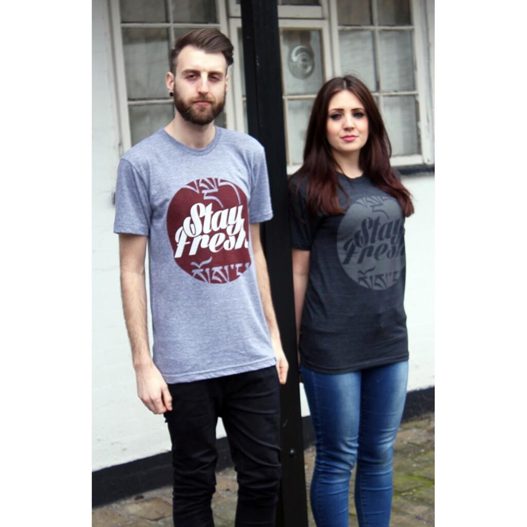 FreshEthic's tweet photo. 'Stay Fresh' Shirt is just £14.99 for a LIMITED TIME only! Available in 2 colours! BUY NOW @ http://t.co/pnLDtNNX9h http://t.co/dDqTB8UO7h