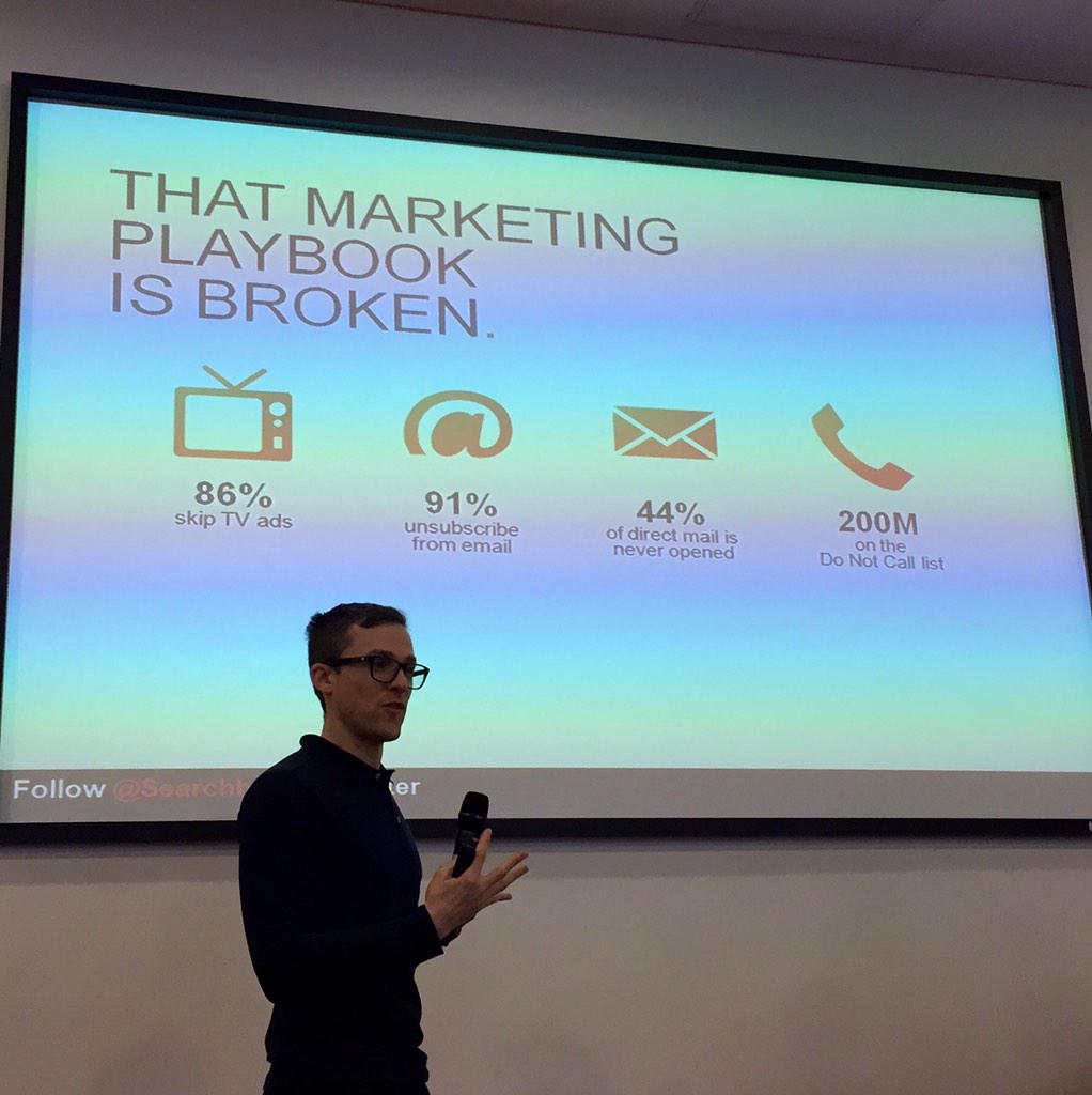 kevincassidy's tweet image. @searchbrat informing our @100minds students why traditional #marketing&apos;s broken #100mindsAcademy #AttentionEconomics