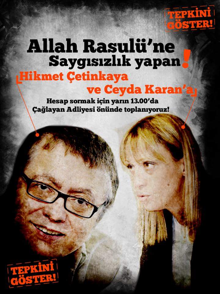 #ÜlkemdeCharlieHebdoDağıtılamaz bu kadını dün shaber tvye çikarmışti