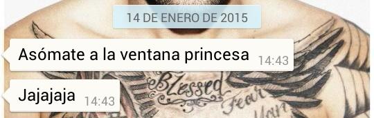 IrinaAblln's tweet photo. Mi Romeo JAJAJAJAJAJA 😂😂💜 http://t.co/91AMZK26Ry