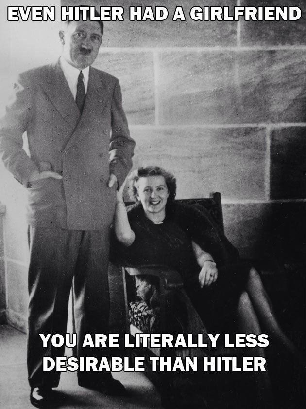 Too too funny #hilarious #Hitler #girlfriend 😹😹😹