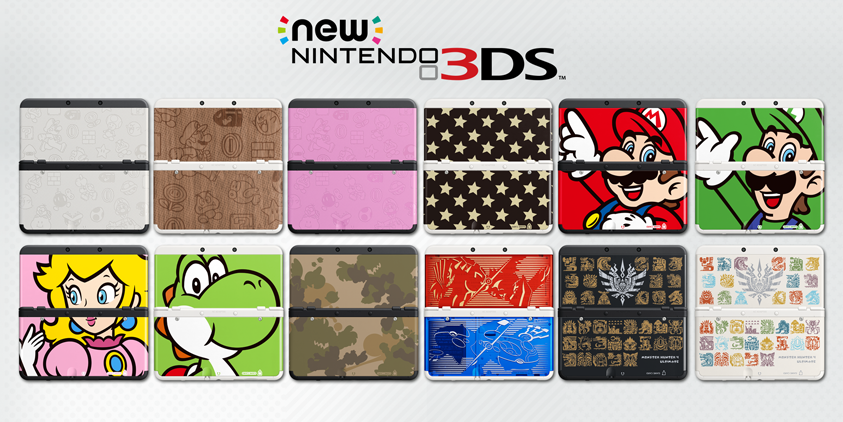 NintendoUK's tweet photo. These cover plates for #New3DS will be available at launch on 13/02. What's your favourite? #NintendoDirectEU http://t.co/8a88nkIBkc