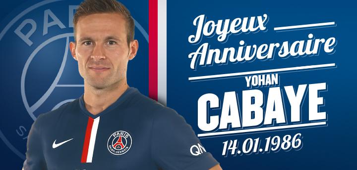 PSG_inside's tweet photo. .@YCabayeofficiel fête aujourd'hui ses 29 ans. Souhaitez-lui un joyeux anniversaire ! #HappyBirthdayCabaye http://t.co/eUSoJdrtMa