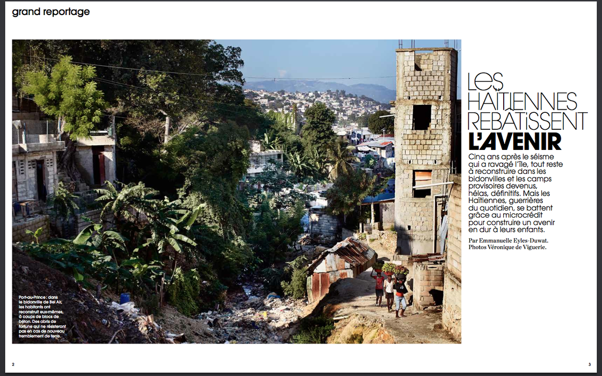 Veroniquedeviguerie On Twitter Marie Claire Haiti 5ansapres