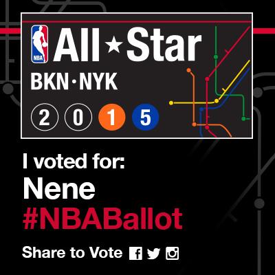 WashWizards's tweet photo. Retweet to vote for Nene #NBABallot http://t.co/TC4pwTI0hn