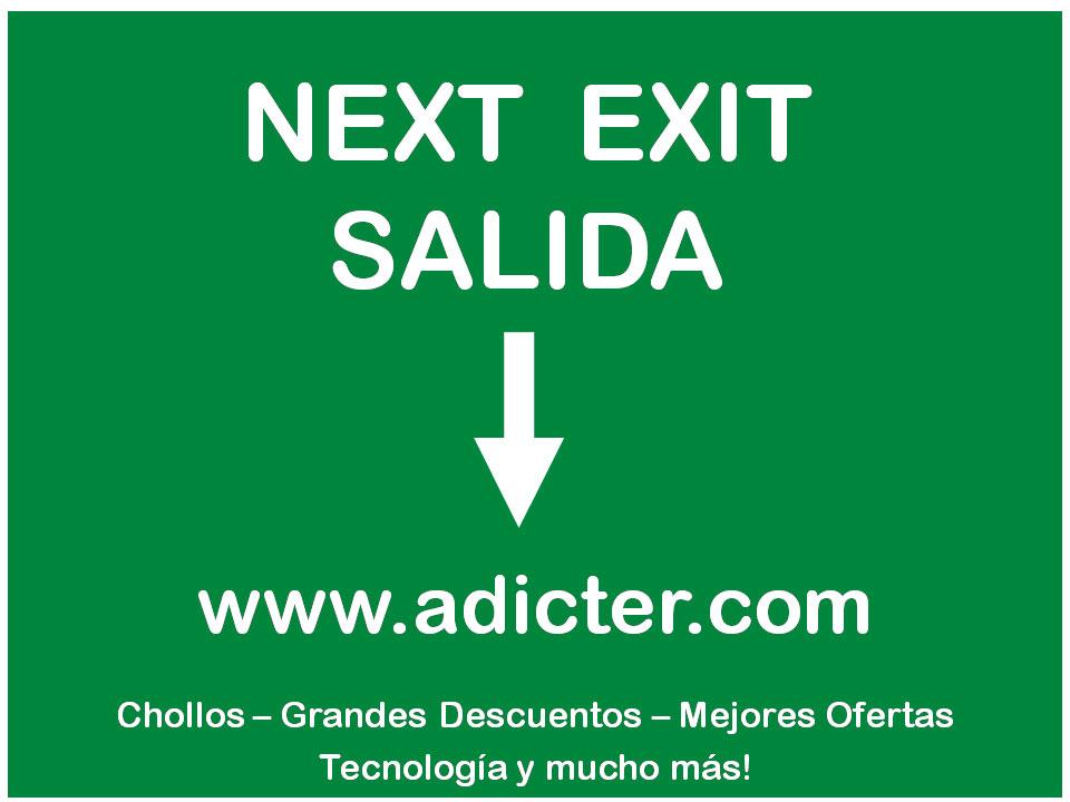 AdicterContacto's tweet photo. Next exit - Salida - http://t.co/5oJHZFq919
Chollos-Grandes Descuentos- Mejores Ofertas
Tecnología y mucho más! http://t.co/pd21FcMPVY