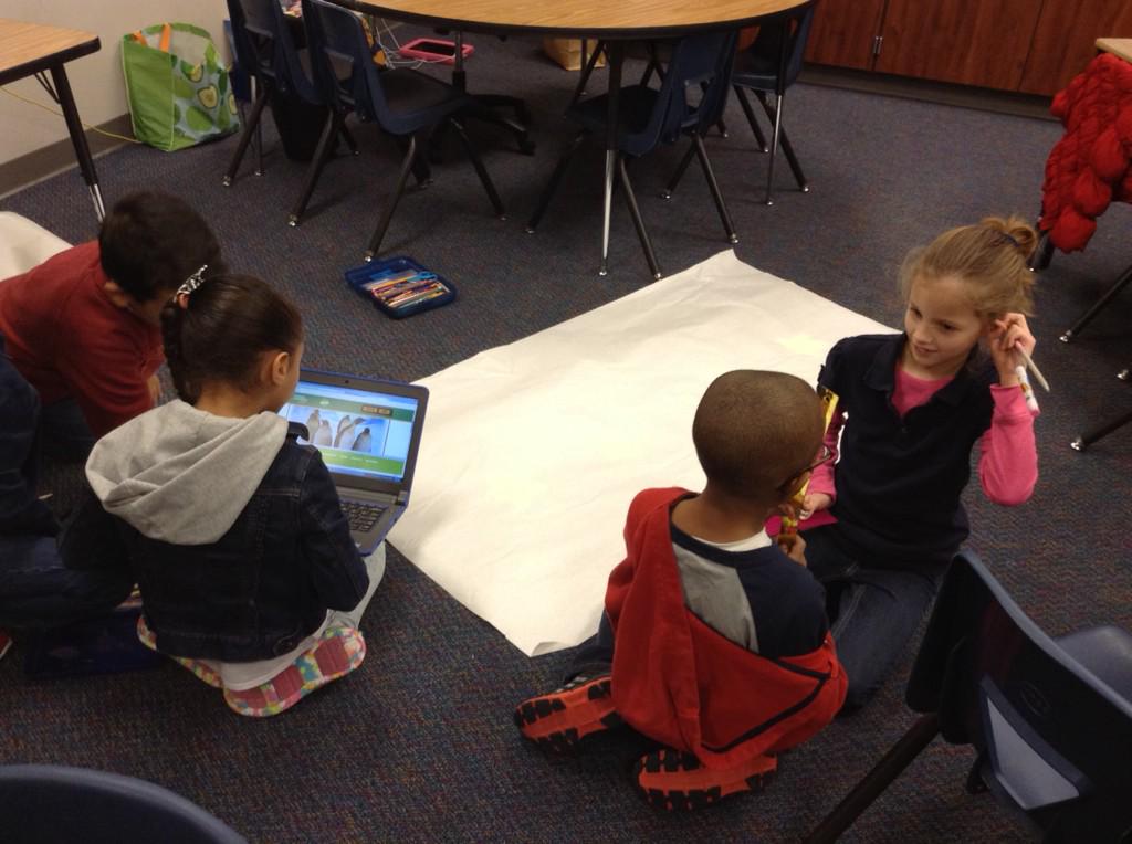 MrsJDyer's tweet photo. Penguin research is coming together! http://t.co/qORdUflUL7
